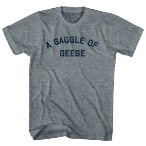 A Gaggle of Geese Womens Tri-Blend Junior Cut T-Shirt