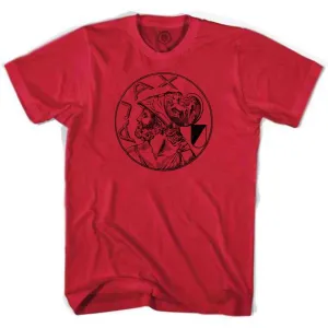 Ajax Vintage Crest Soccer Adult Tri-Blend T-shirt