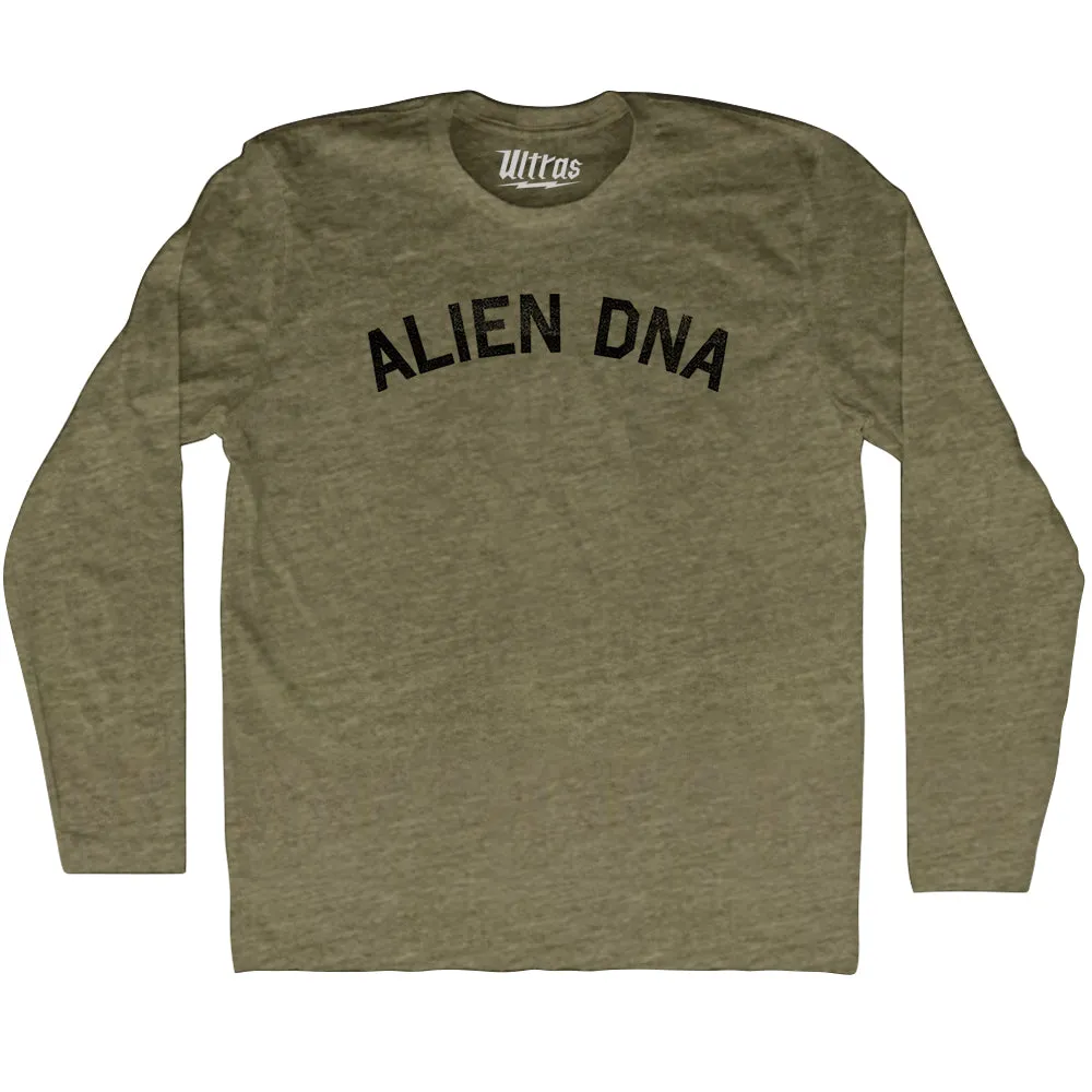 Alien Dna Adult Tri-Blend Long Sleeve T-shirt