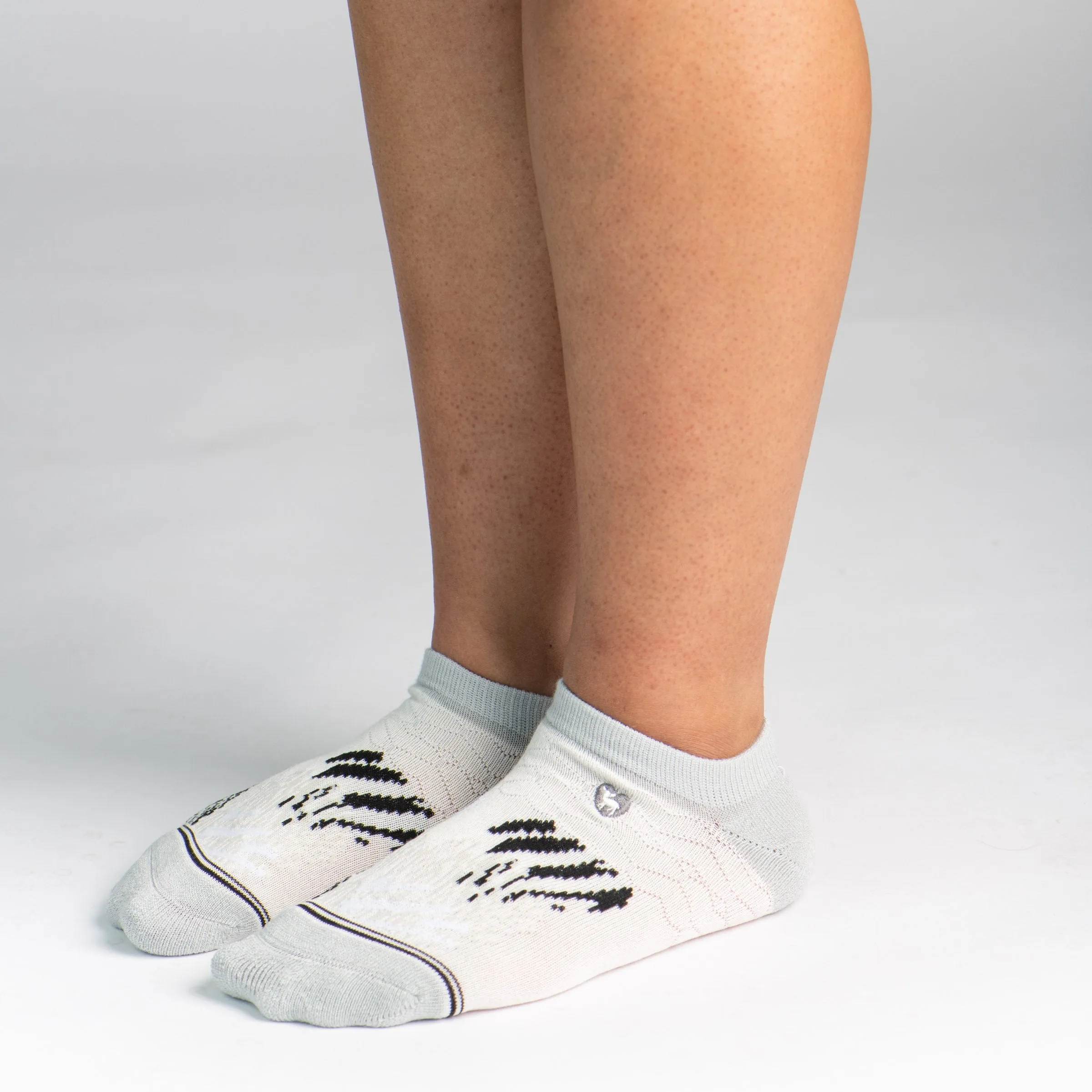Bamboo Socks | Everyday Ankle | Wild At Heart Quiet Grey