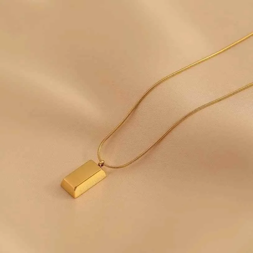 Bar Pendant Necklace Charm Jewelry - Clavicle Chain EL418