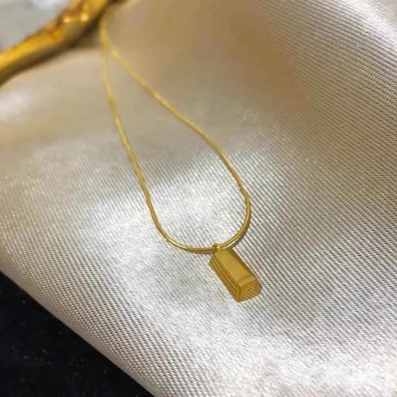 Bar Pendant Necklace Charm Jewelry - Clavicle Chain EL418