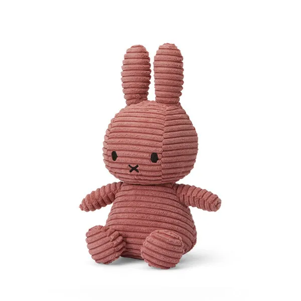 Bon Ton Toys Miffy Corduroy Soft Toy - Dusty Rose
