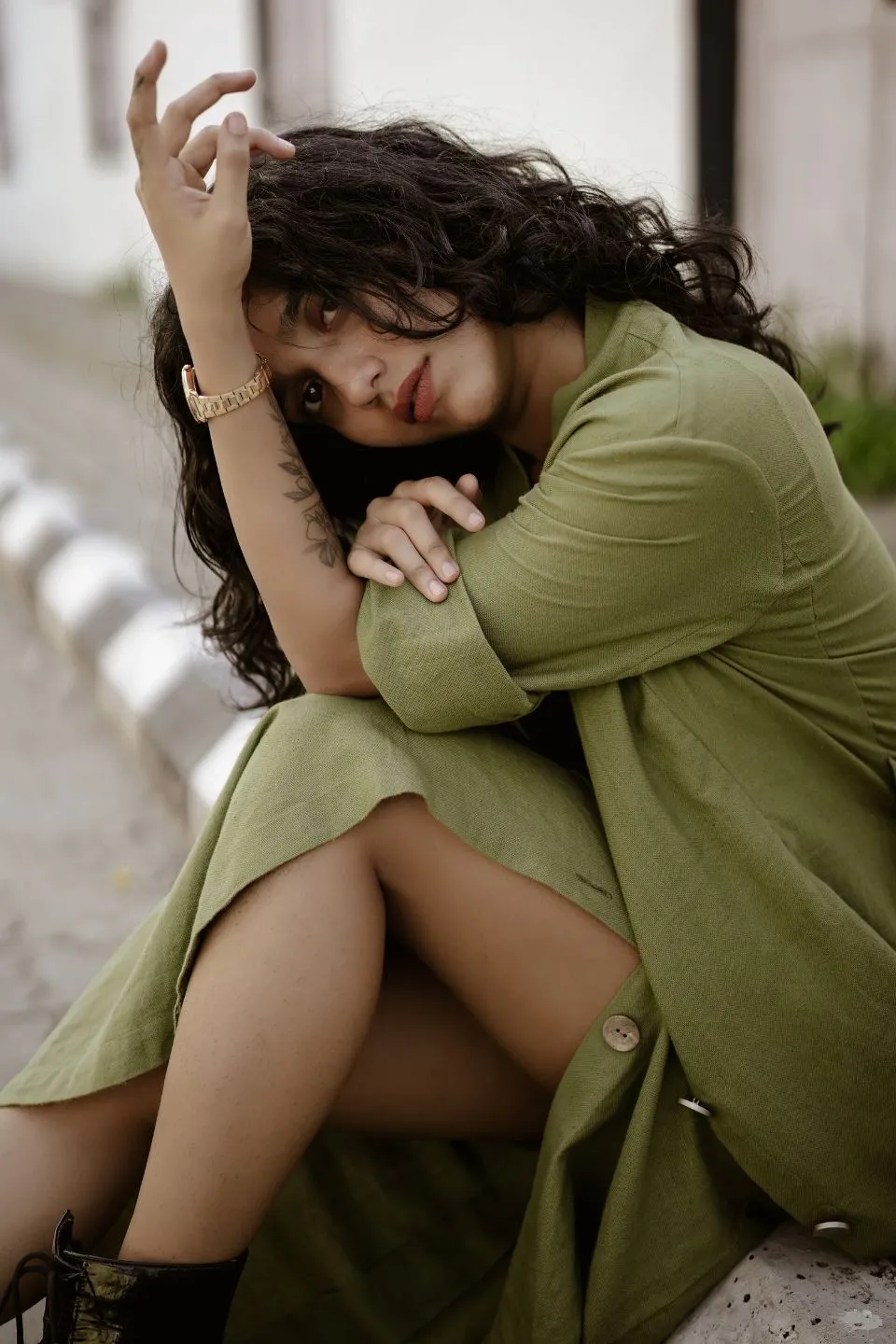 Breathable Recycled Cotton Bomber Coat