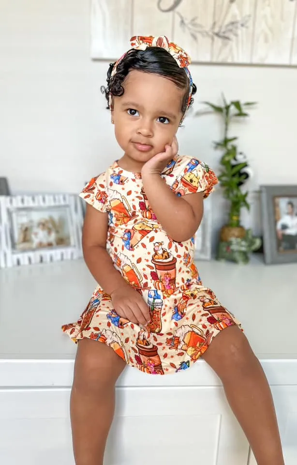 Creepy Cute Tricky Treats - Bamboo Twirl Skirt Bodysuit