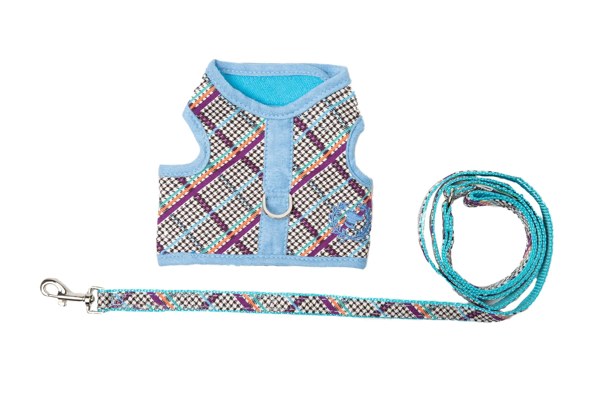 Designer Collection - Dog Harness Vest- Sherpa LINED Body - Lead Additional -3 Color Options