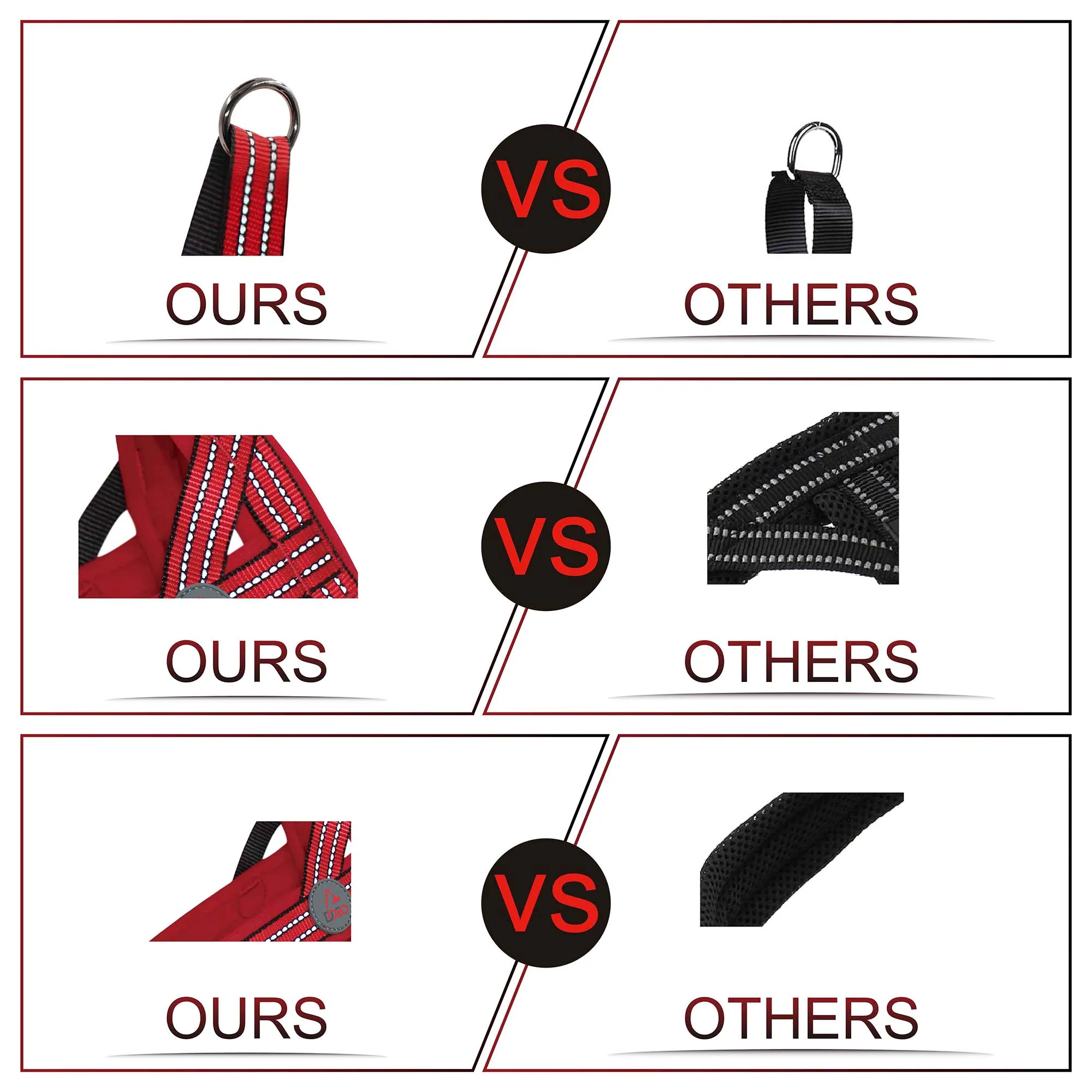 DOCO® VARIO Neoprene Dog Harness Reflective