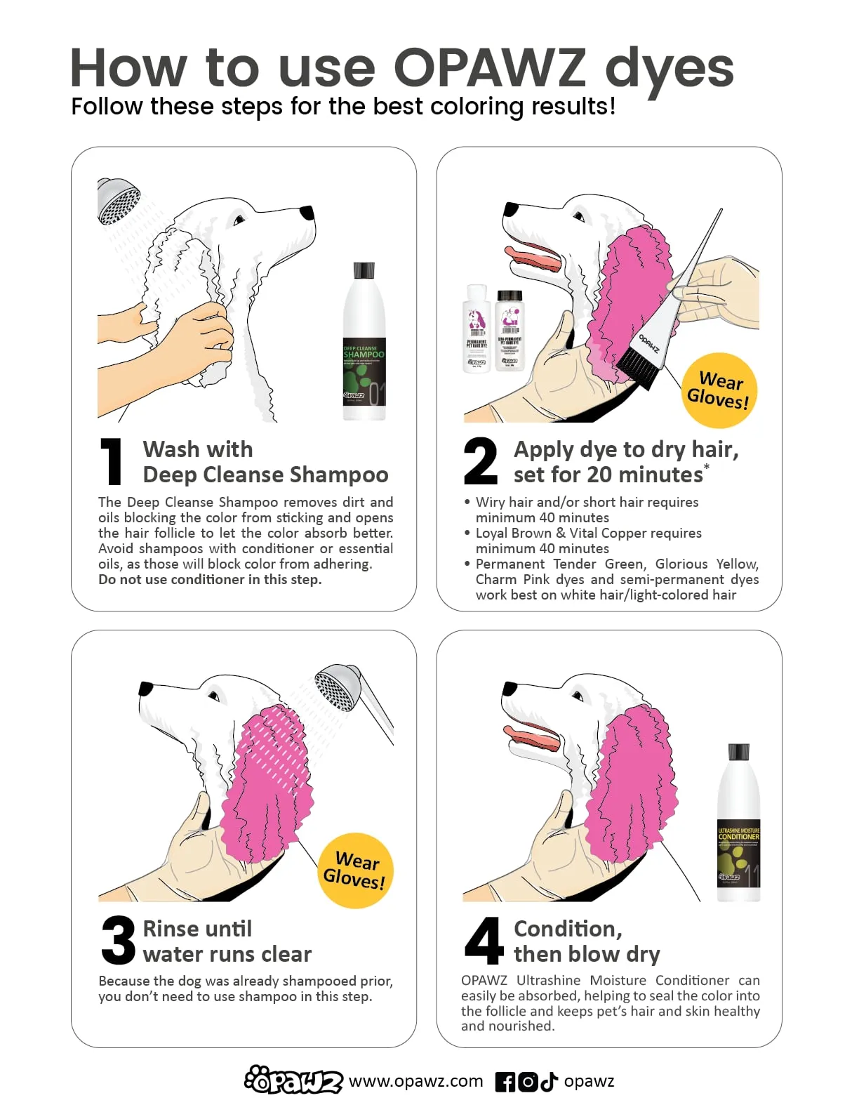Dog Hair Dye - Adrian Pink (PD22)