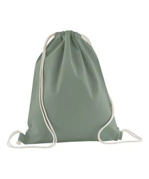 Dusty Green - Organic cotton InCo. gym sac