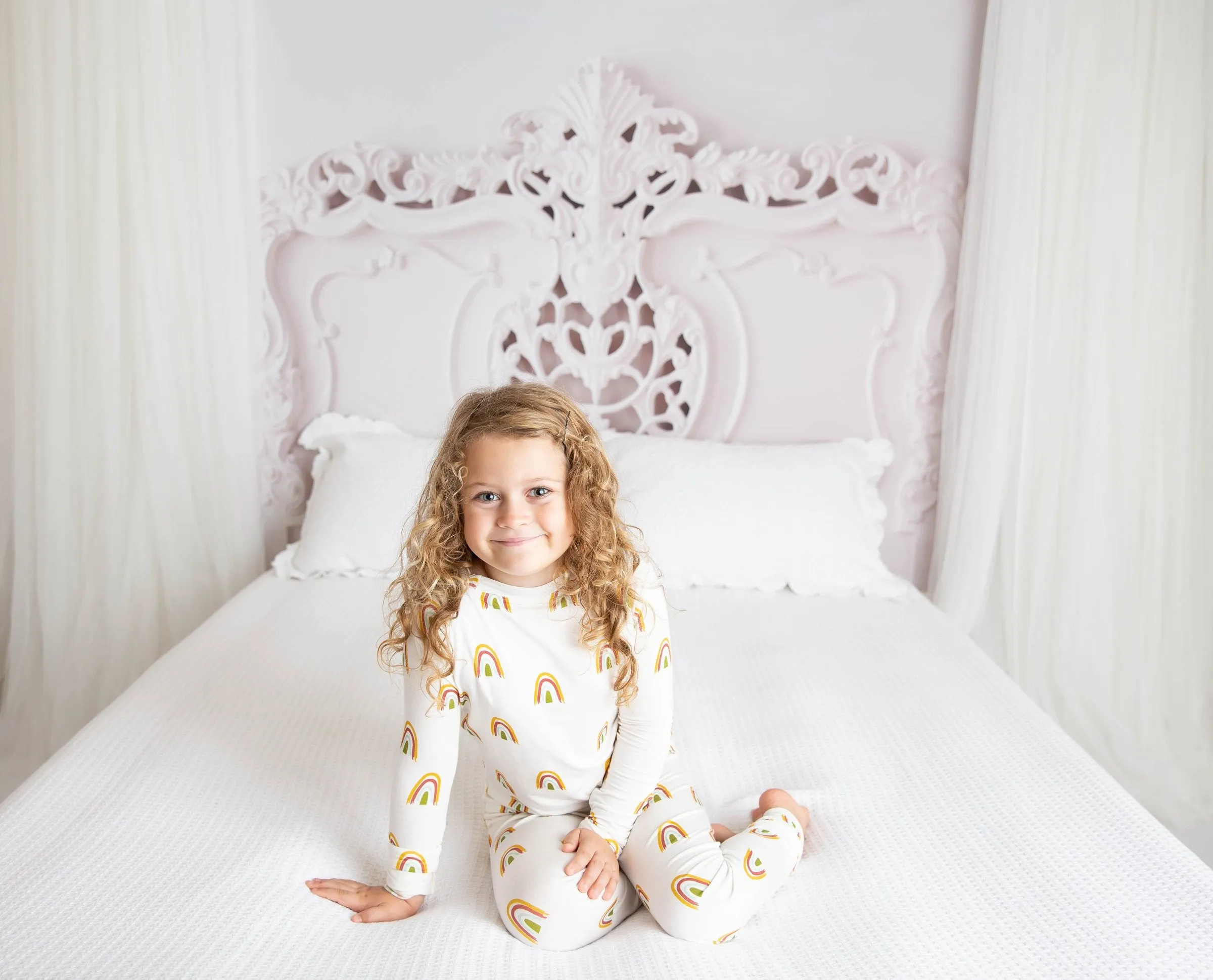 Emerson & Friends Bamboo PJ Set - Rainbow