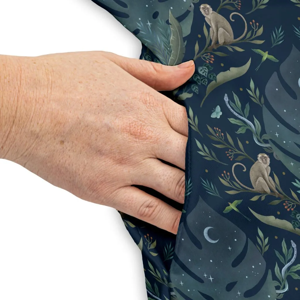 Episodic Tropical Monkey Dress
