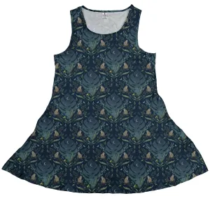Episodic Tropical Monkey Dress