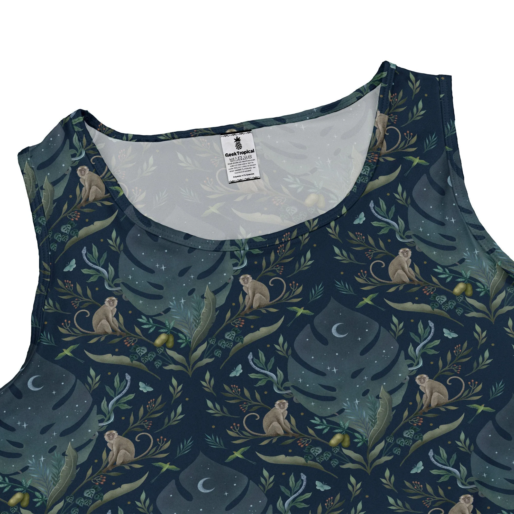 Episodic Tropical Monkey Dress
