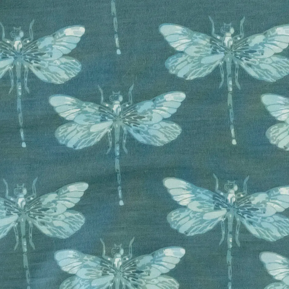 flutter sleeve tee | dragonfly | bamboo