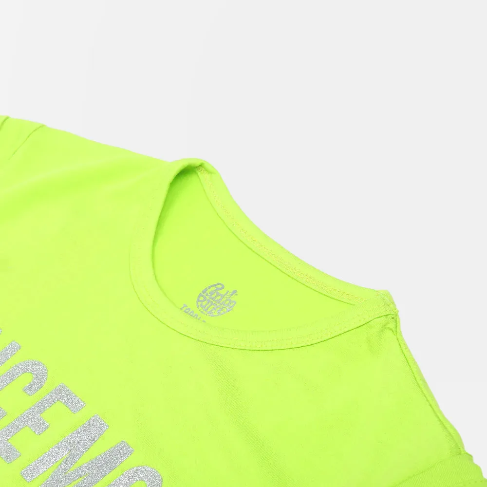 Girls T-Shirt H/S Dance Mood-J.Green