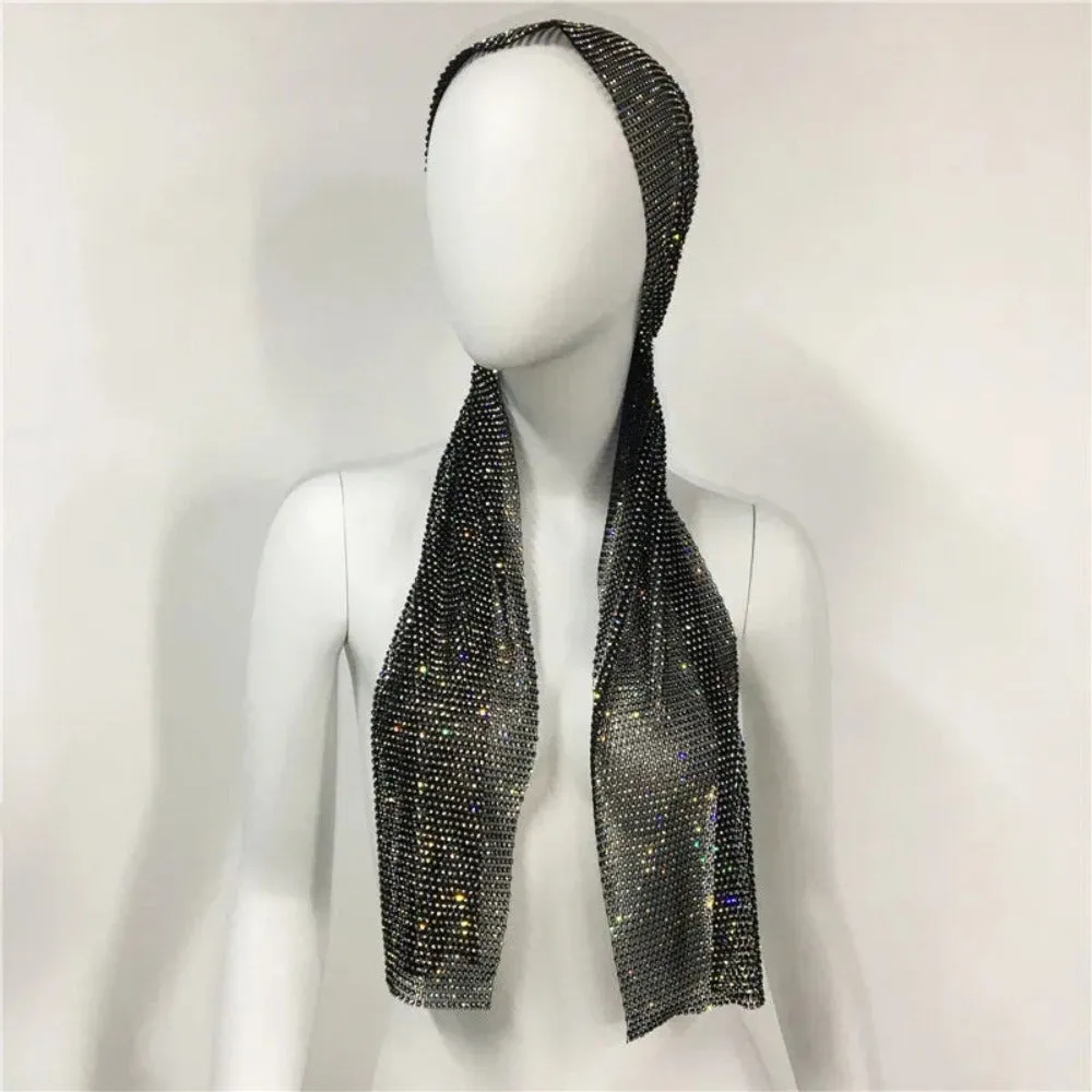 Glittery Rhinestone Bandana