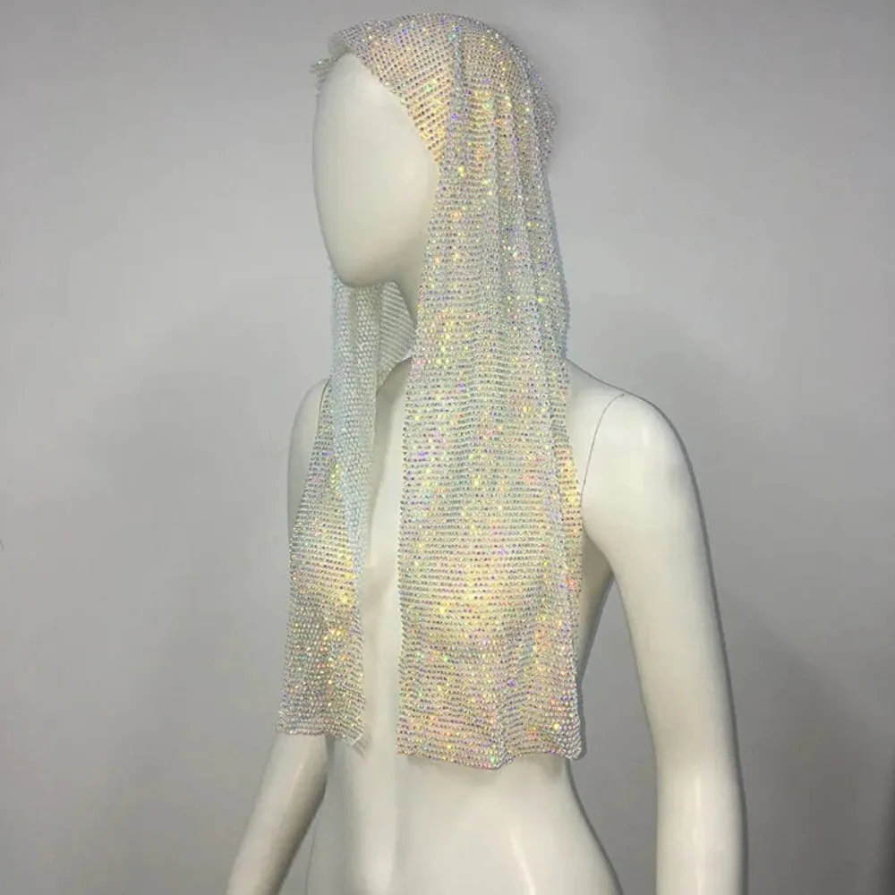 Glittery Rhinestone Bandana
