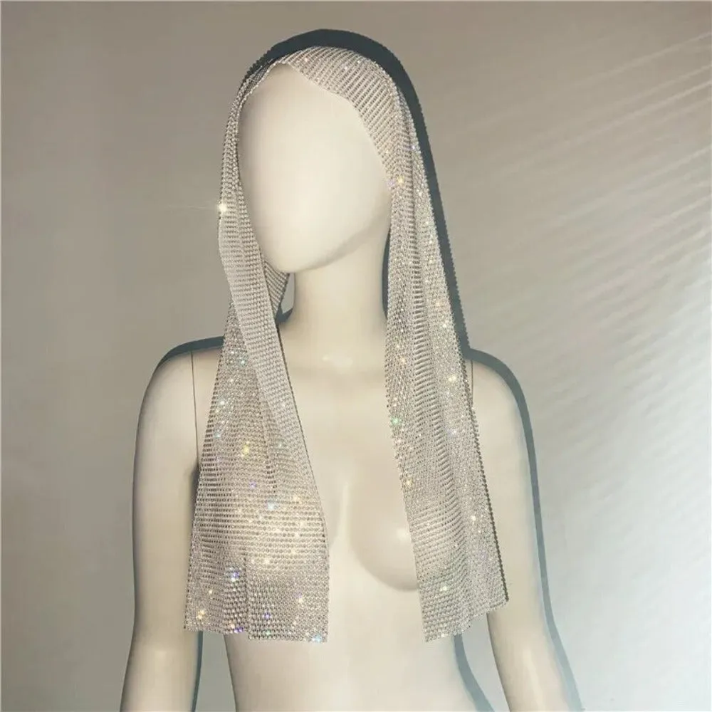 Glittery Rhinestone Bandana