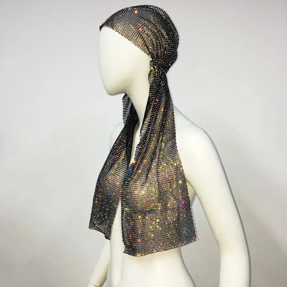 Glittery Rhinestone Bandana