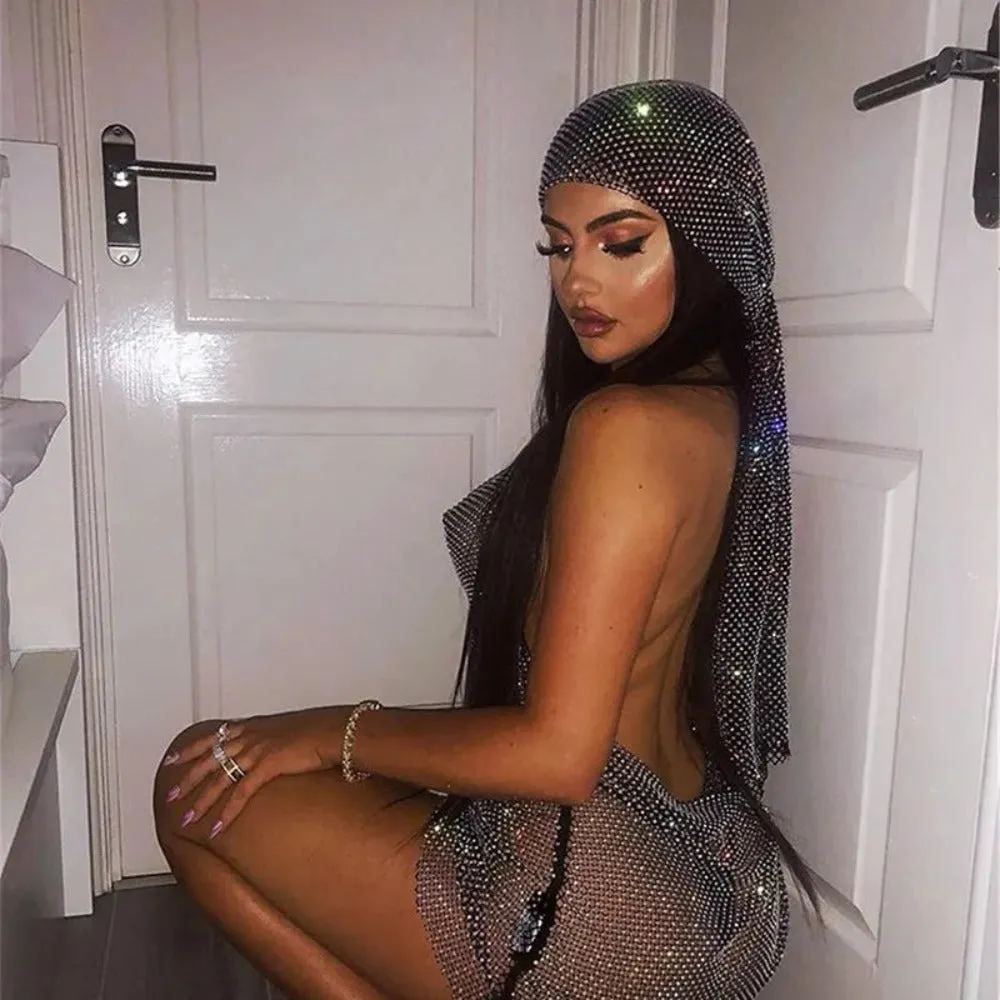 Glittery Rhinestone Bandana