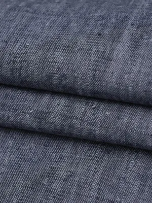 Hemp & Organic Cotton Mid-Weight Chambray Fabric ( HG62C295C ）