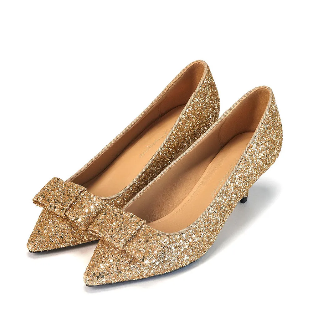 Jacqueline Glitter Gold