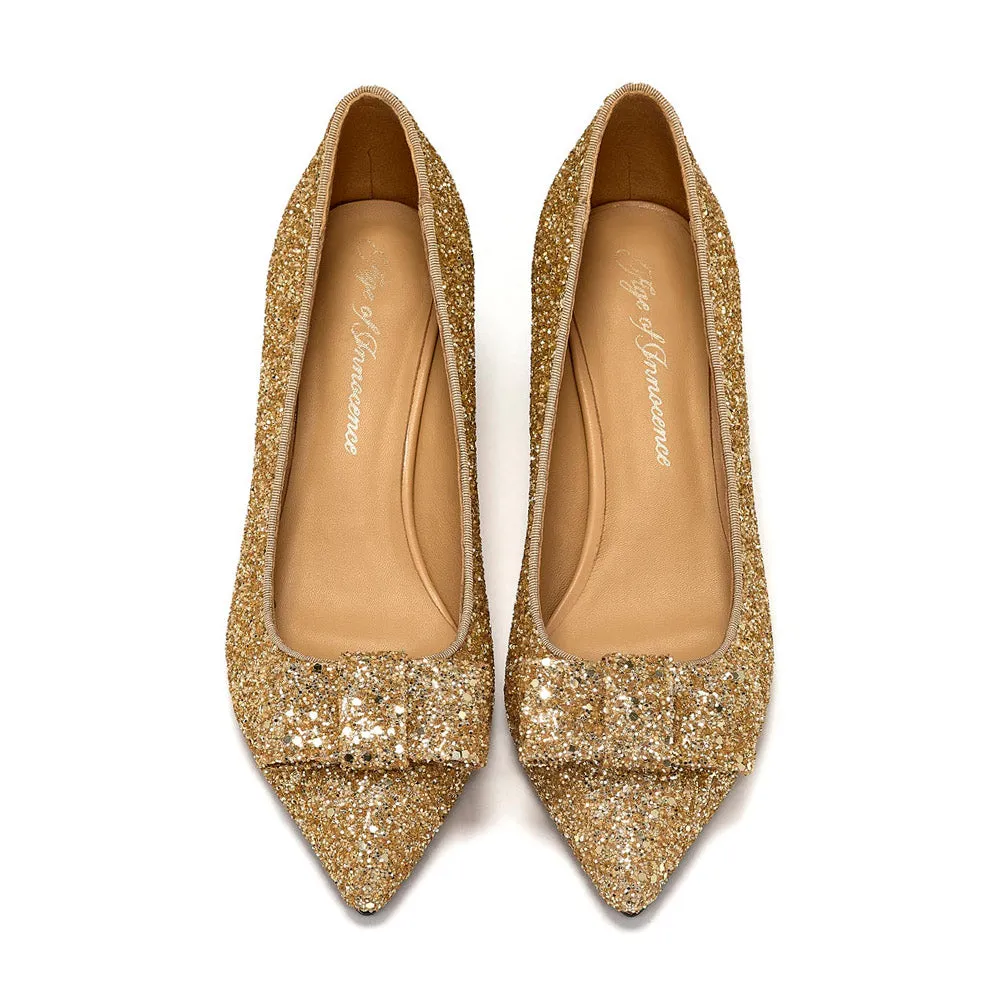 Jacqueline Glitter Gold