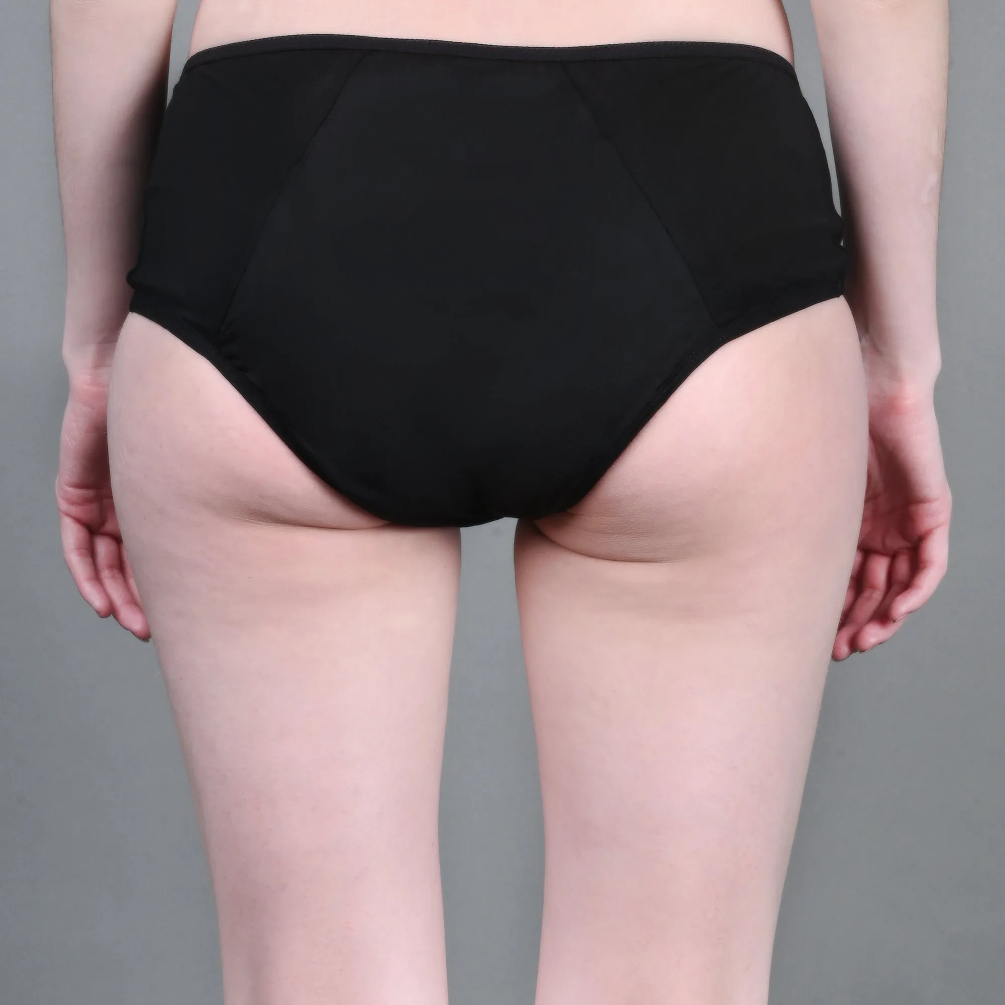 Leak Proof Bamboo Fabric Period Panty | Black & Fuchsia | Pack of 2