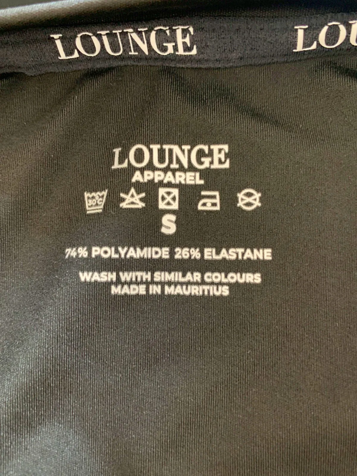 Lounge Apparel Black Short Sleeve Mini Dress UK S