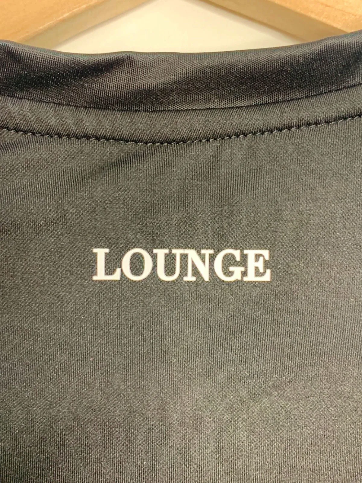 Lounge Apparel Black Short Sleeve Mini Dress UK S