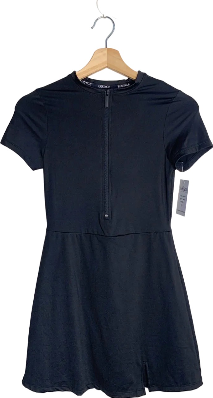 Lounge Apparel Black Short Sleeve Mini Dress UK S