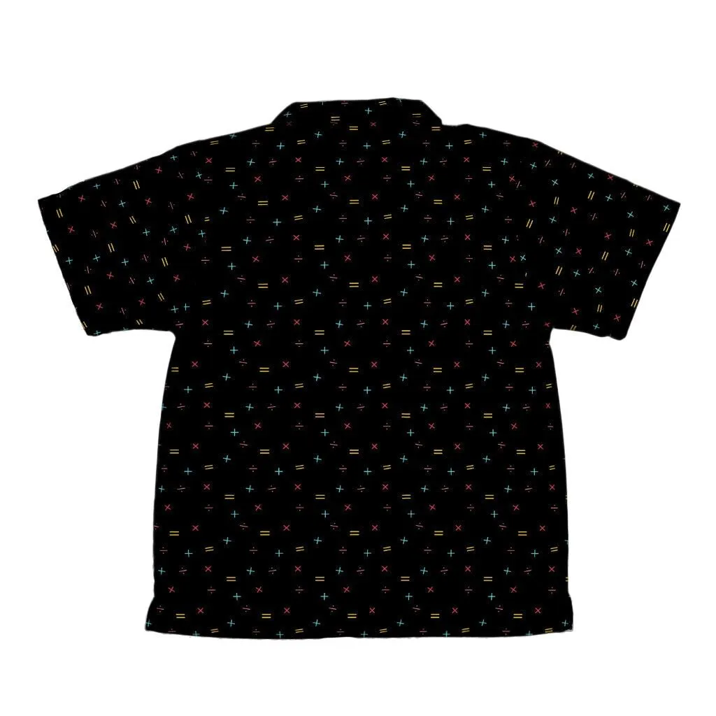 Math Symbols Black Youth Hawaiian Shirt