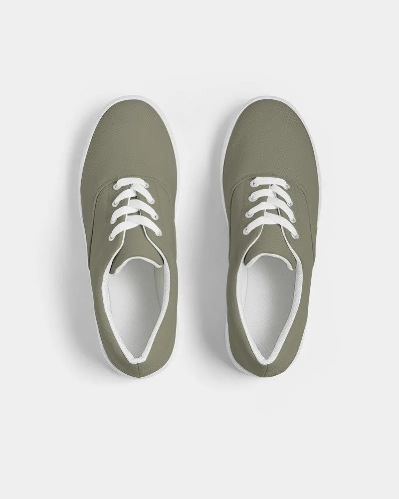Medium Dark Yellow Men's Canvas Sneakers | Men's | Medium Dark Pale Pastel Yellow | C0M0Y30K60