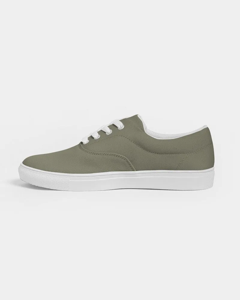 Medium Dark Yellow Men's Canvas Sneakers | Men's | Medium Dark Pale Pastel Yellow | C0M0Y30K60