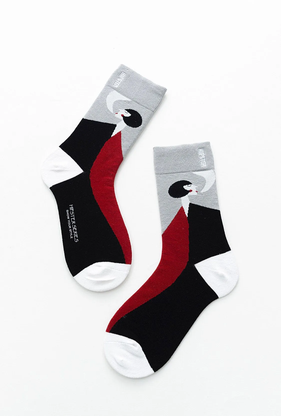 Miss June’s | Set 3 pair socks｜Creative | Colorful | Cool | Patterned | Designed | Unisex | Gift Idea | Art | Stylish | Comfort | Women