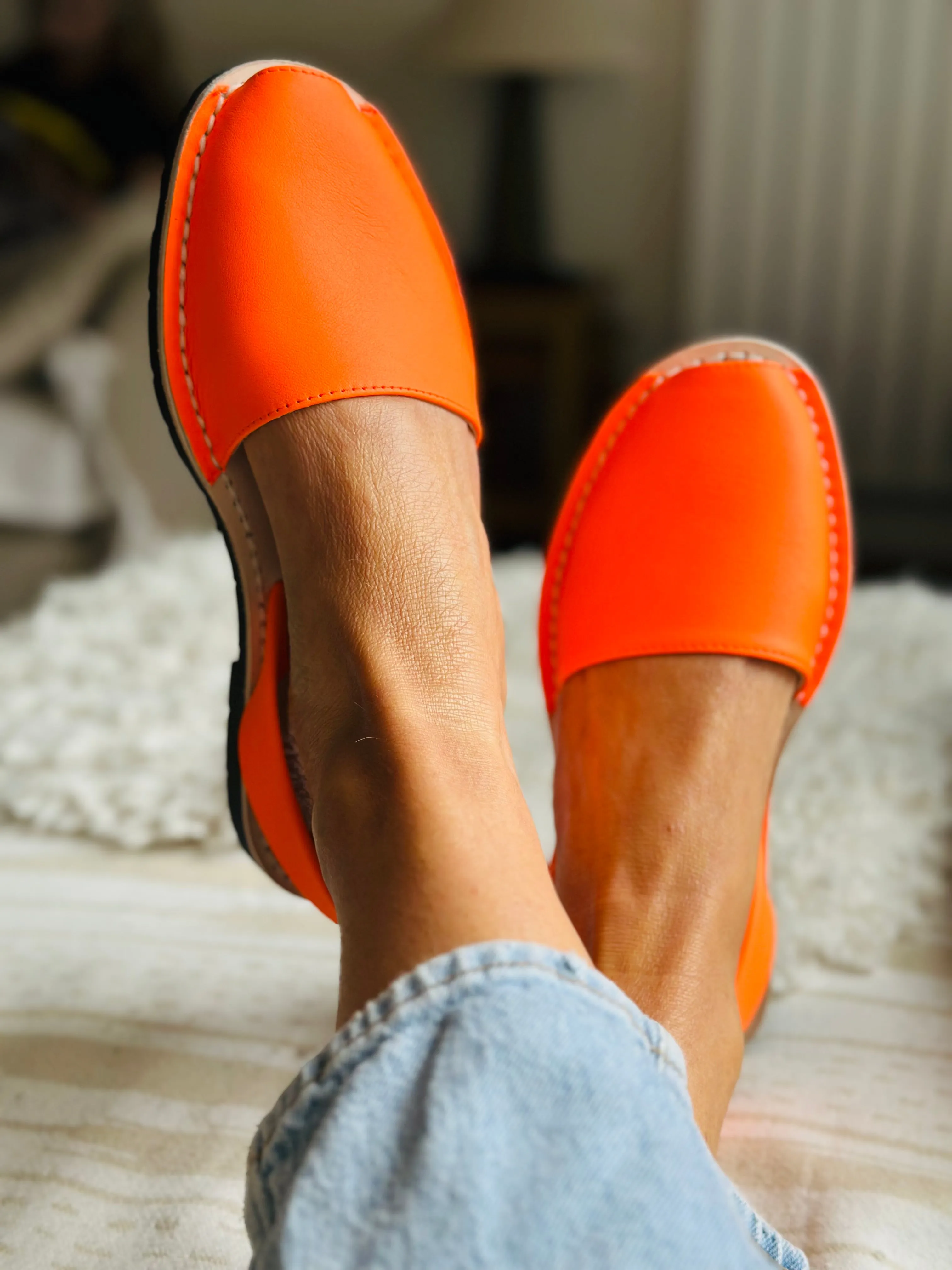 Neon Orange Avarcas