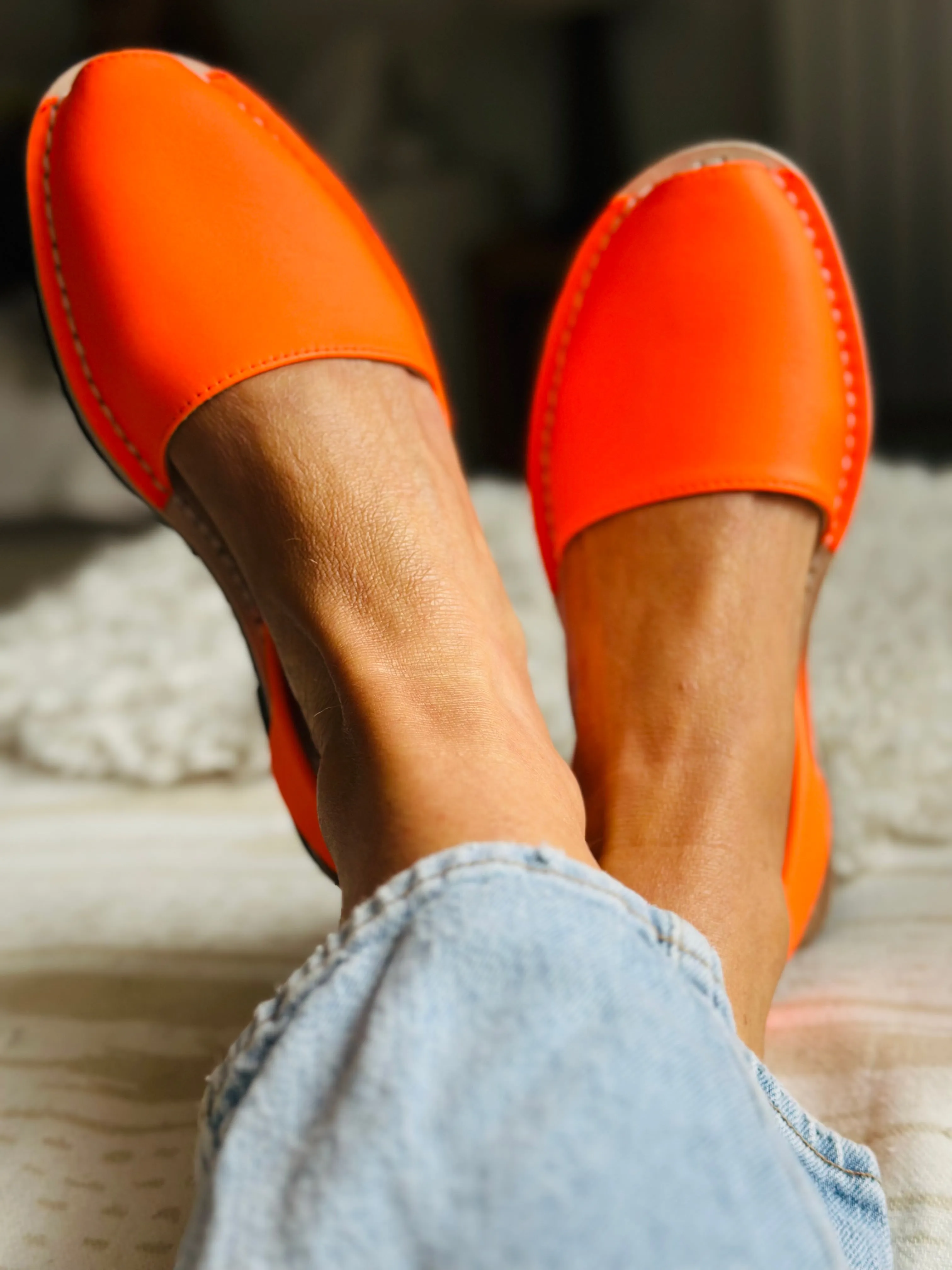 Neon Orange Avarcas