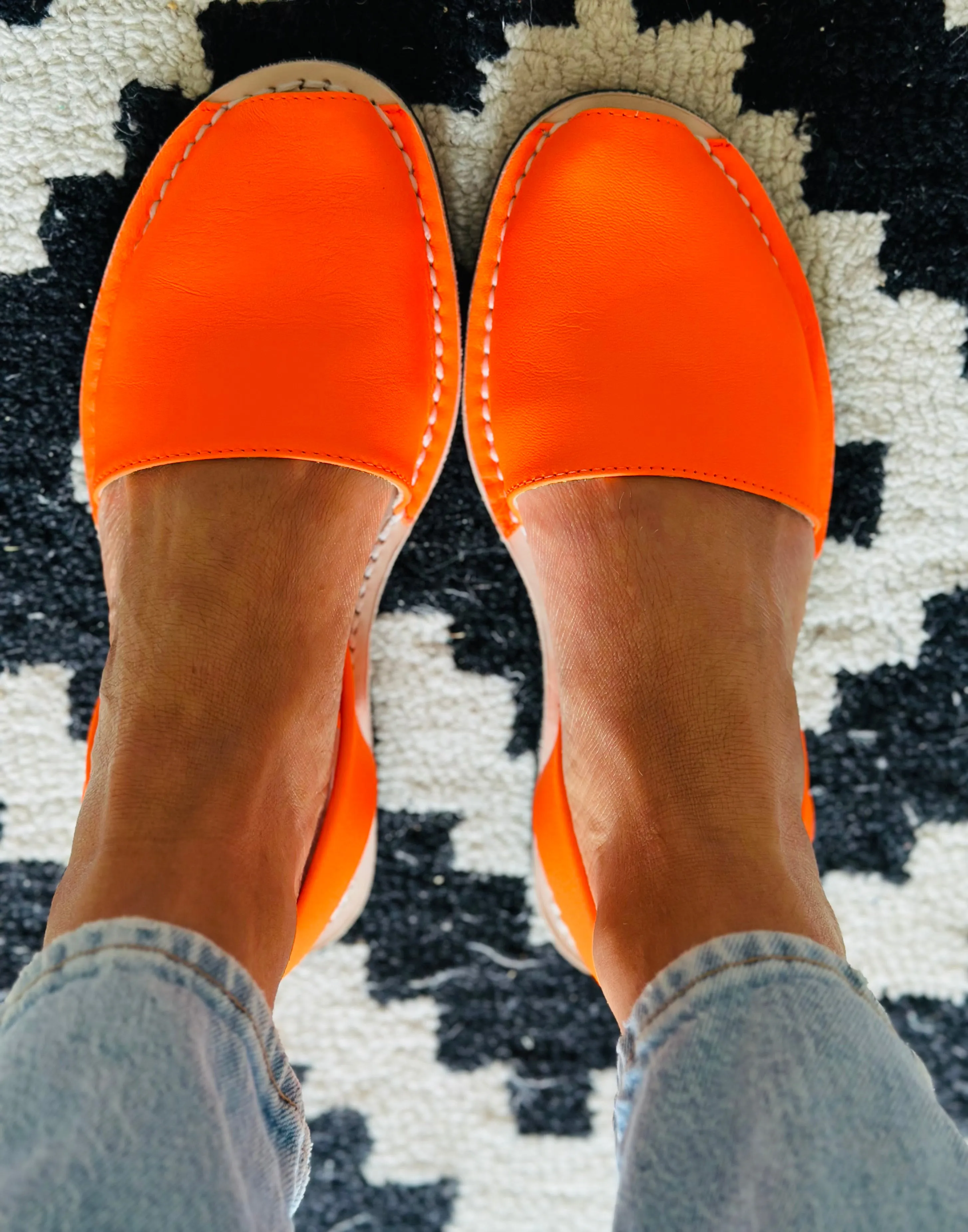 Neon Orange Avarcas