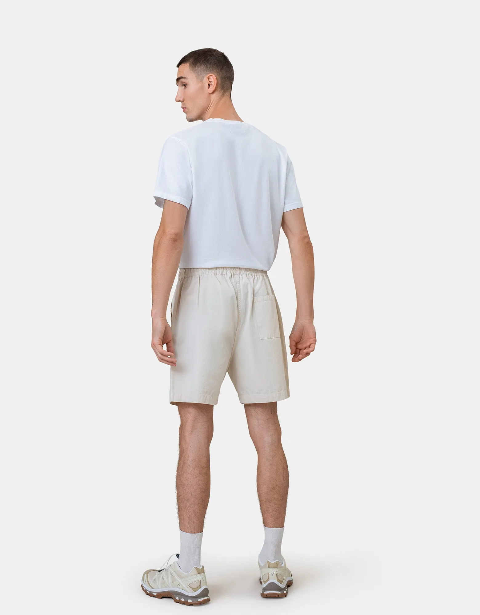 Organic Twill Shorts - Lava Grey