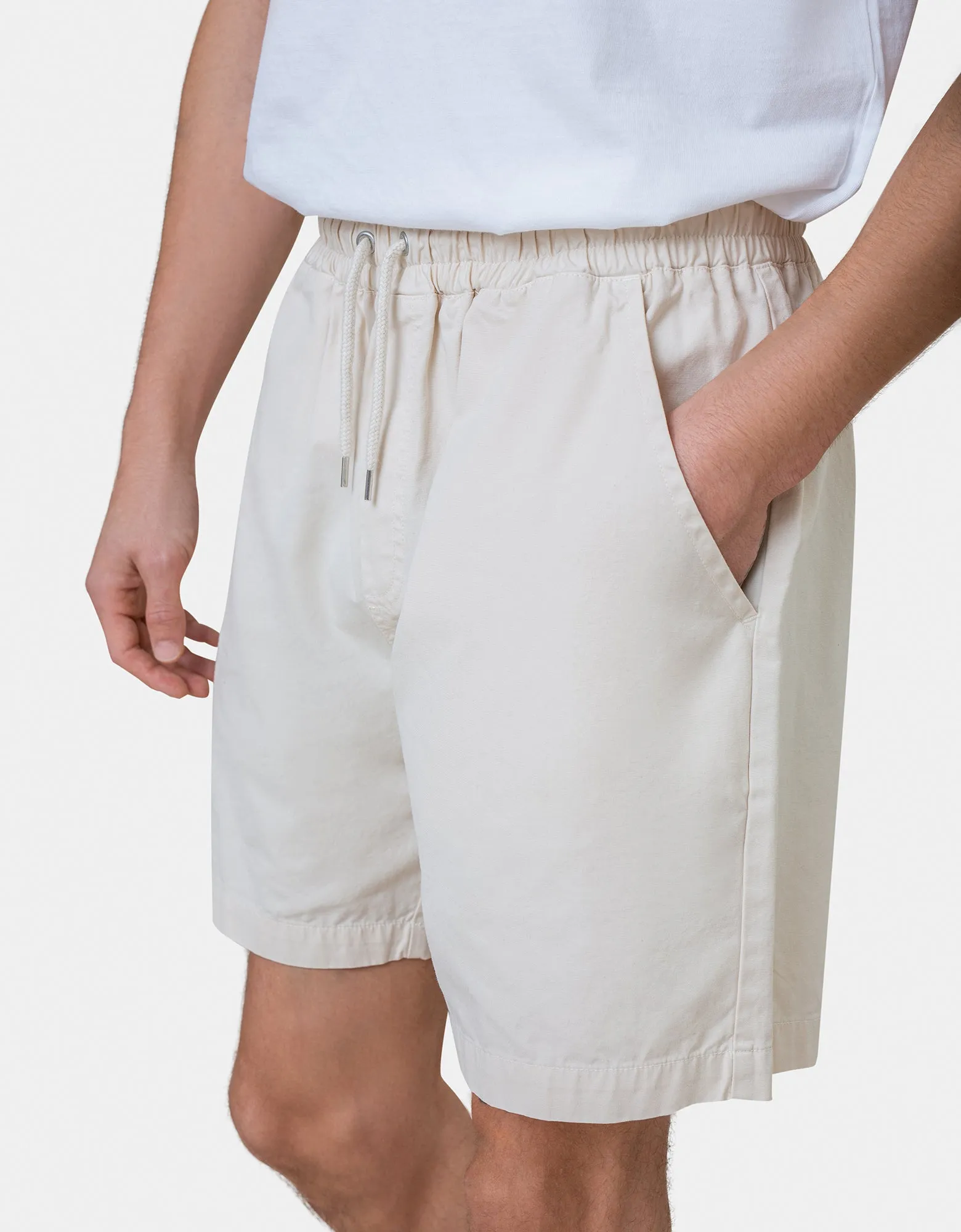 Organic Twill Shorts - Lava Grey