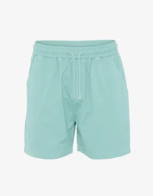 Organic Twill Shorts - Teal Blue