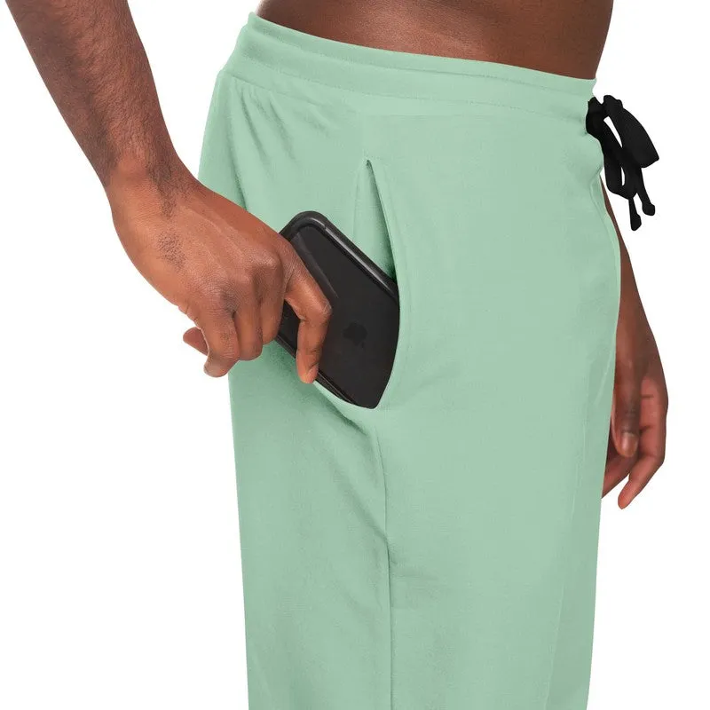 Pale Pastel Green Joggers | Unisex | with PLUS sizes | Bright Pale Pastel Green | C30M0Y30K0
