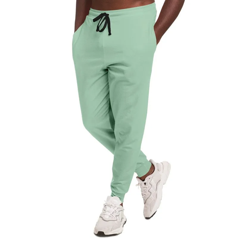 Pale Pastel Green Joggers | Unisex | with PLUS sizes | Bright Pale Pastel Green | C30M0Y30K0