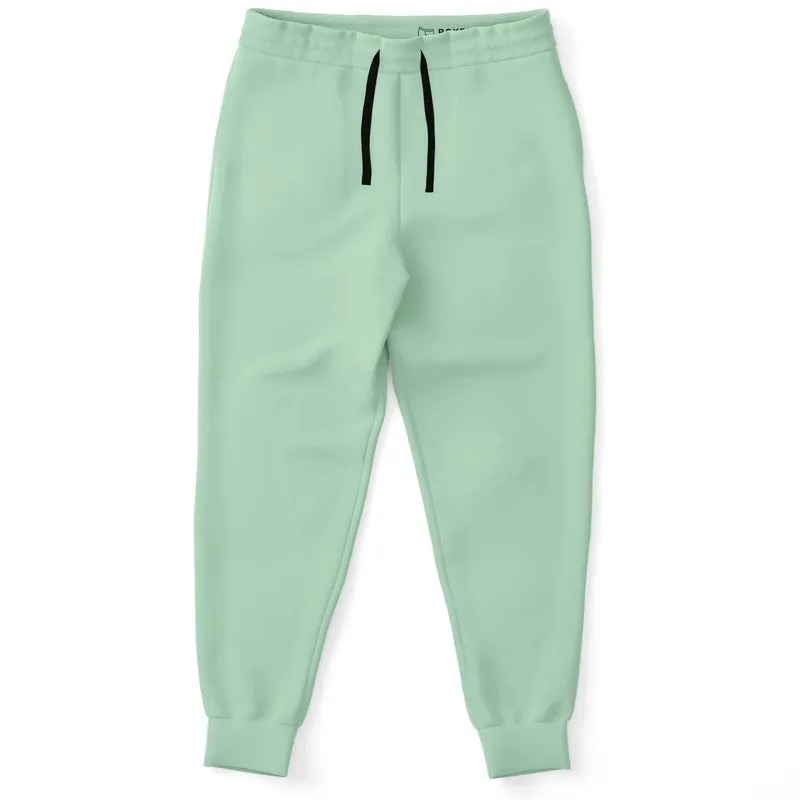 Pale Pastel Green Joggers | Unisex | with PLUS sizes | Bright Pale Pastel Green | C30M0Y30K0