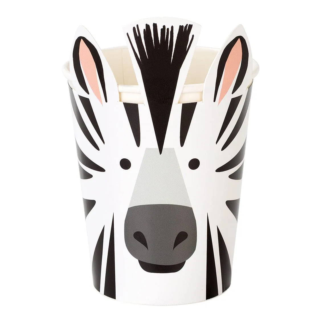 Party Animals Zebra Cups x 8