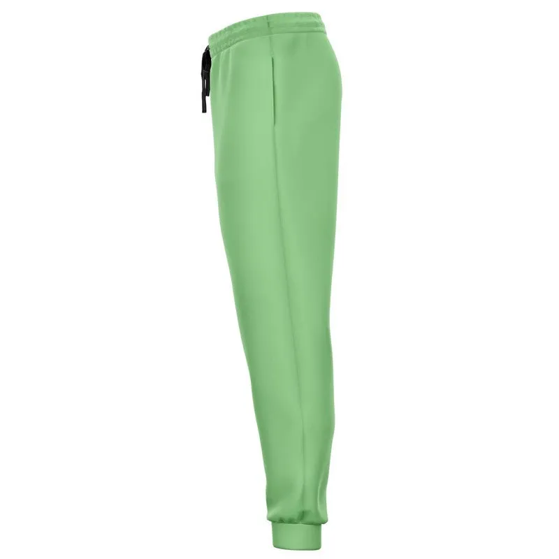 Pastel Green Joggers | Unisex | with PLUS sizes | Bright Pastel Green | C45M0Y60K0