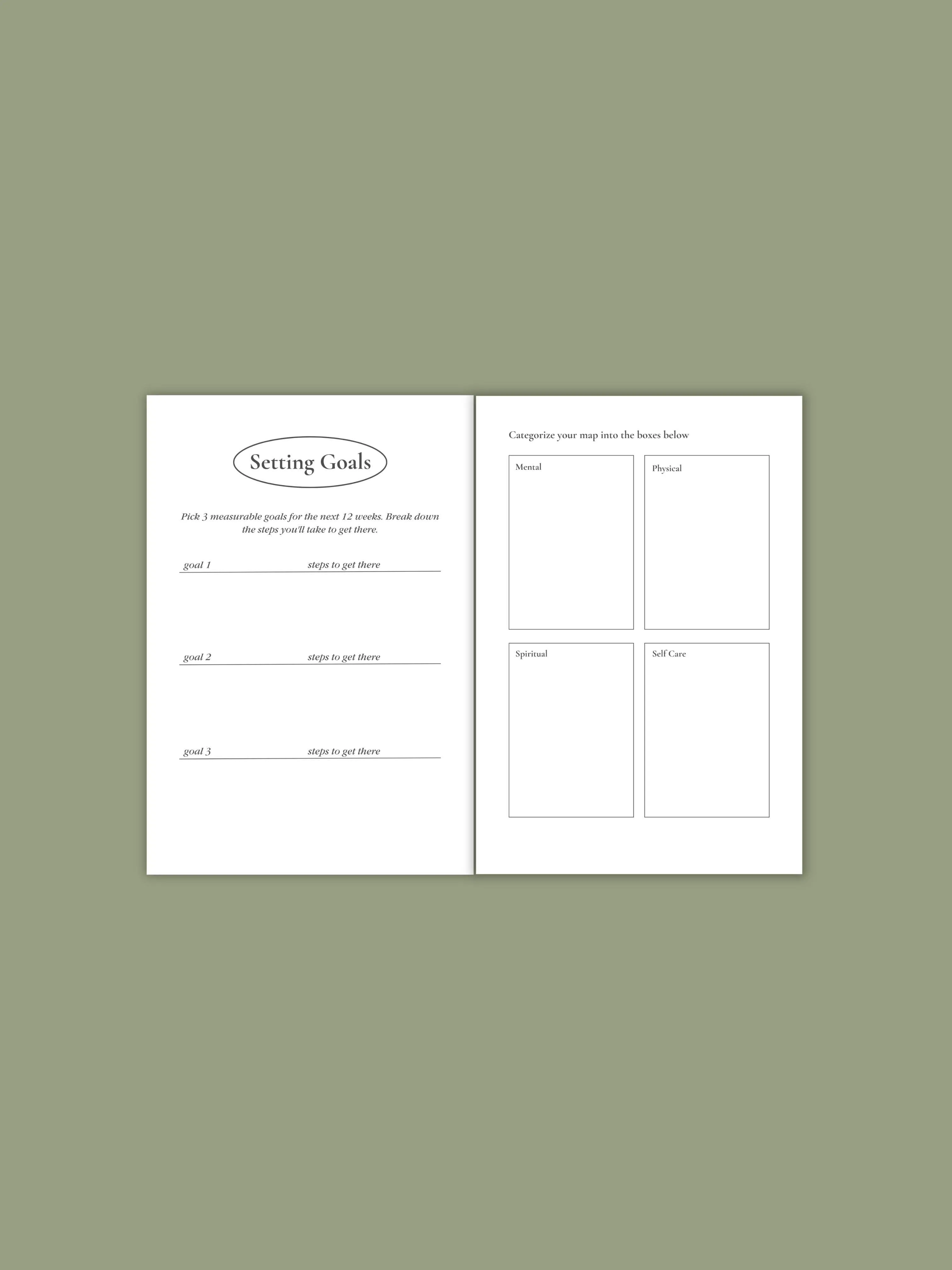 Pink Bow Wellness Journal