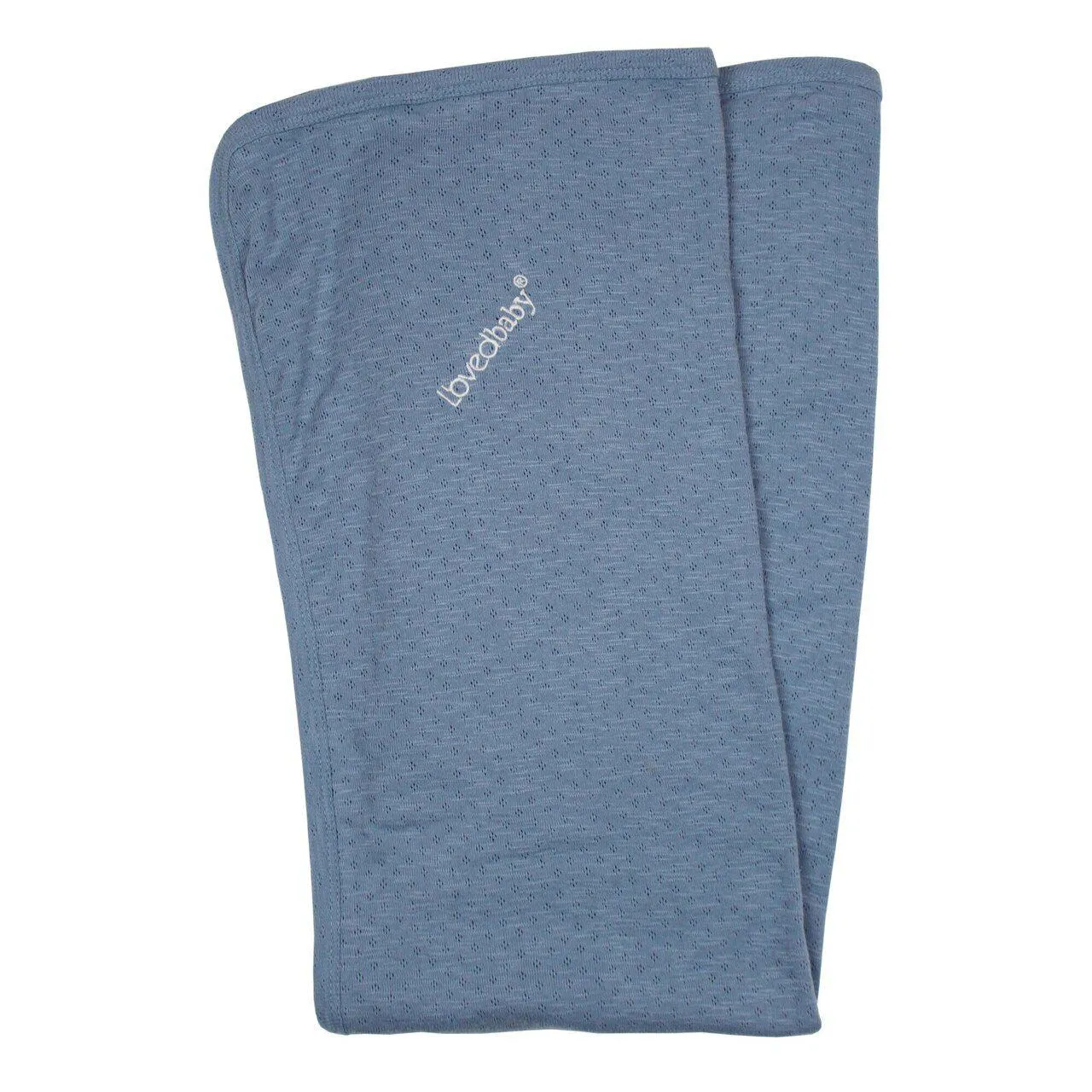 Pool Blue Pointelle Blanket