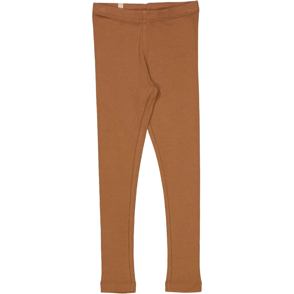 Rib Leggings - acorn