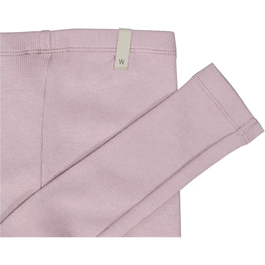 Rib Leggings - dusty lavender